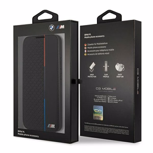 BMW M Collection Triangles kotelo Samsung Galaxy S22+ - musta