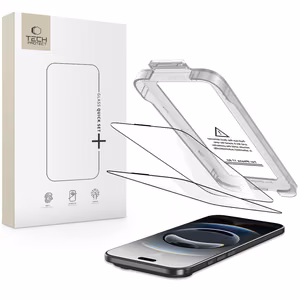 Tech-Protect Quick Set+ 2-pack karkaistu lasi iPhone 17 Air:lle - musta