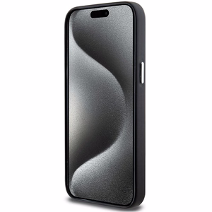 BMW Signature Wrapped Metal MagSafe Suojakuori iPhone 15 Pro Maxille - musta