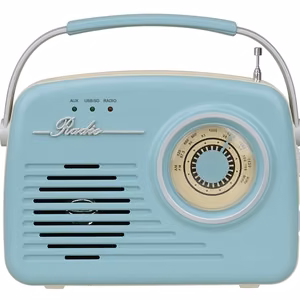 Setty Bluetooth-kaiutin radiolla Retro P350 sininen