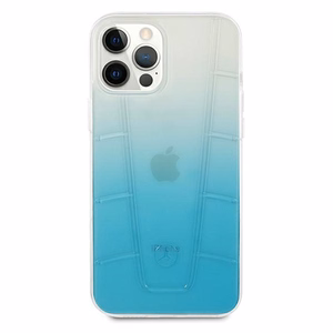Mercedes Transparent Line -kotelo iPhone 12:lle / iPhone 12 Pro:lle - sininen