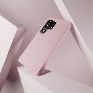 Puro Icon silikoninen suojakuori Samsung Galaxy S25 Ultra -puhelimelle - vaaleanpunainen
