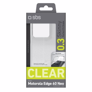 SBS Skinny Suojakuori Motorola Edge 60 Neo - Läpinäkyvä