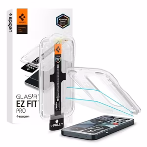 Spigen Glas.tR EZ Fit Pro karkaistusta lasista valmistettu näytönsuoja mallille Nothing Phone 4A, 2 kpl