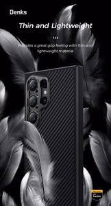 Benks Magnetic Armor Pro Kevlar Case 600D (0041) for Samsung Galaxy S24 Plus black