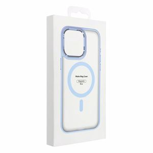 Suojakuori iPhone 16 PRO MAX:lle Full Matte Mag Cover yhteensopiva MagSafe sininen