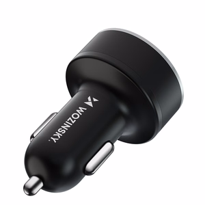 Wozinsky WDCCB auton Laturi näytöllä 50W 2xUSB-C / 2xUSB-A - musta