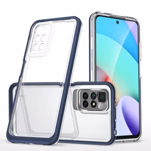 Kirkas 3in1 Asia Xiaomi Redmi 10 Frame Gel Cover Sininen