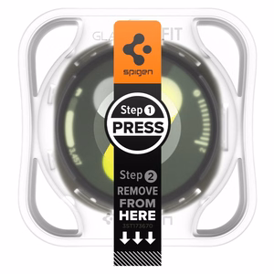 Spigen Glas.TR Ez-Fit Karkaistu lasi Samsung Galaxy Watch 8 44mm:lle - Läpinäkyvä