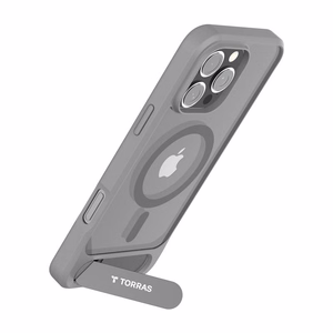 Torras Pstand-sarjan kotelo iPhone 16 Pro Max (harmaa)