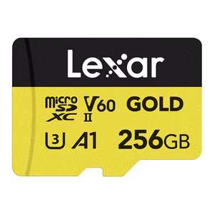 Lexar GOLD microSDXC -muistikortti, 256 GB