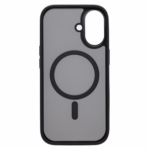 Liavec Cloudy suojakuori metallisella kamerakehyksellä Iphone 17 -puhelimelle musta (kameran ohjauspainike)