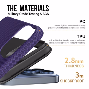 Perfectionists Triangle Mag Case iPhone 13 Pro purple