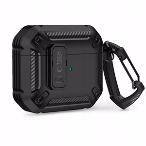 Tech-Protect X-Carbo Suojakuori AirPods Pro 1 / 2 - Musta