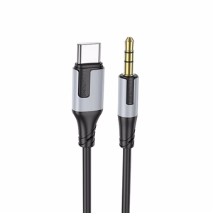 Borofone BL19 äänikaapeli USB-C - 3,5 mm musta