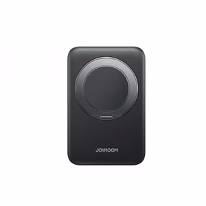 Joyroom JR-PBM12 Power Bank 10000mAh 22.5W MagSafe yhteensopiva, 15W langaton lataus, rengasalustalla - musta