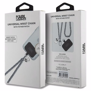 KARL LAGERFELD käsihihna KLUCHCSKPK (Wrist Chain Choupette) hopeinen