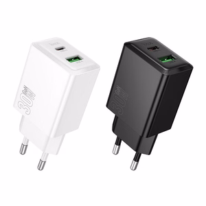 Phone charger Hoco USB A + USB C QC3.0 PD AFC 3A 30W N71 white