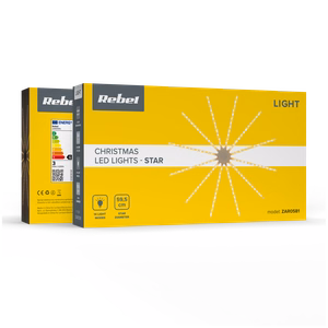 Rebel koristeellinen LED-joulutähti