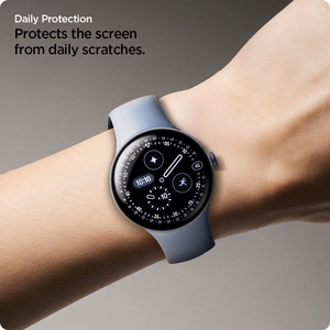Spigen Elite Shield EZ Fit 2 kpl hydrogeelikalvoja Google Pixel Watch 45 mm -mallille