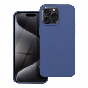 Silikoninen Suojakuori iPhone 15 PRO MAX:lle sininen