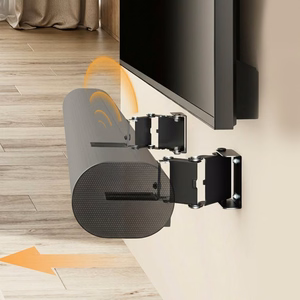 Maclean MC-177 – teräksinen seinäteline soundbar-kaiuttimelle, kulmansäätö +8°...−8°, enimmäiskuorma 10 kg