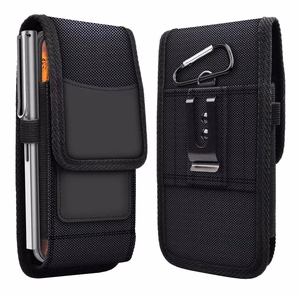 Pystysuuntainen universaali kuori OXFORD malli 1 IPHONE 5 / 5S / 5SE / 5C / OPPO A71, musta