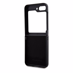 Mercedes nahkainen Urban-suojakuori Samsung Galaxy Z Flip 5:lle - musta
