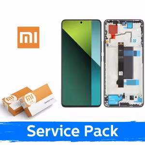 LCD-näyttö yhteensopiva Xiaomi Poco F6 5G kehyksellä / vihreä / (Service Pack)
