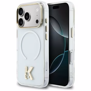 Karl Lagerfeld IML K Head Logo MagSafe Suojakuori iPhone 17 Prolle - läpinäkyvä