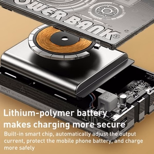 Power Bank WK Design "WP-331" Black 10000mAh (Wireless Charge 15W / PD 20W / QC3.0 22.5W)