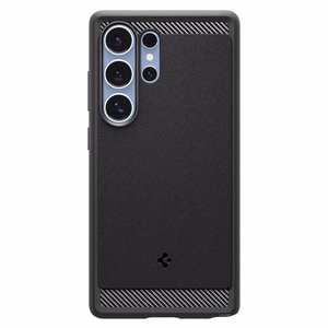 Spigen Rugged Armor Mag suojakuori Samsung Galaxy S25 Ultra -puhelimelle - musta