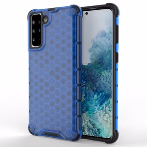 Honeycomb Asia panssari kansi TPU puskuri Samsung Galaxy S21+ 5G (S21 Plus 5G) sininen