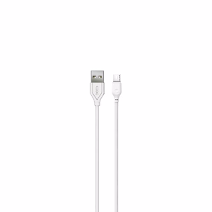 XO kaapeli NB103 USB - microUSB 2,0 m 2,1A, valkoinen