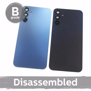 Back Cover Compatible with Samsung A155 A15 4G / Brave Black / with camera lens 100% original (9/10 disassembled)