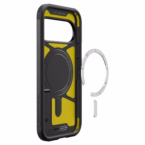 Musta Spigen Tough Armor Mag MagSafe -suojakuori Google Pixel 11 Pro -puhelimelle