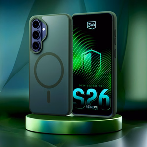 Samsung Galaxy S26 – 3mk Smoke MagCase vihreä puhelimen suojakuori