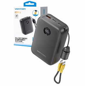 Varavirtalähde Vention 20000mAh 2xUSB-C 1xUSB-A 22,5W BL