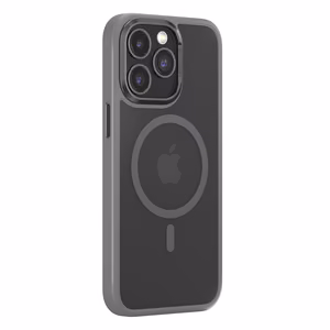 Comma Joy Elegant Mag -magneettikuori iPhone 15 Plus harmaa