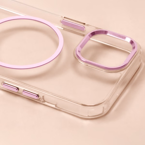 Clear Thin Mag Suojakuori iPhone 17 Air 6,6 vaaleanpunainen
