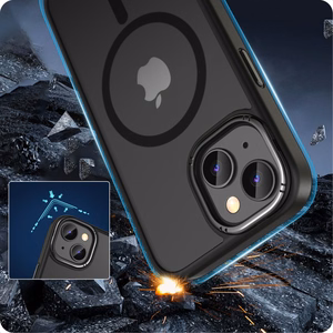 Tech-Protect MagMat 2 MagSafe Suojakuori iPhone 15:lle - matta musta