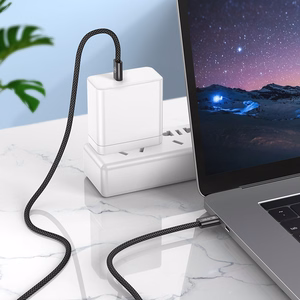Blavec Cable Candy punottu - USB - Lightning - 2,4A 3 metria Apple CarPlay (CCA-UL24B30) musta