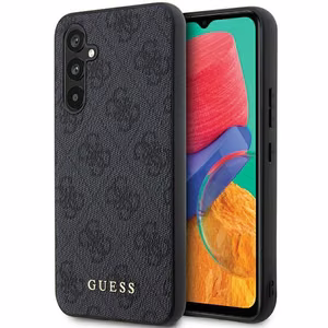 Guess 4G Metal Gold Logo kovakuori Samsung Galaxy S23 FE:lle - harmaa/harmaa