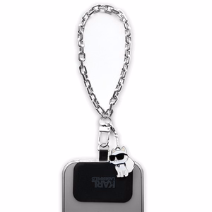 KARL LAGERFELD käsihihna KLUCHCSKPK (Wrist Chain Choupette) hopeinen