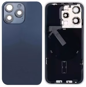 Akun kansi iPhone 15 Pro Blue Titanium NFC:llä alkuperäinen (Parittava) (käytetty Grade A)