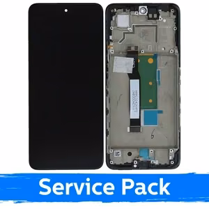 LCD Display Compatible With Xiaomi Poco X4 GT 5G (2022) Black With Frame (Service Pack)