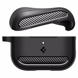 Spigen Rugged Armor Suojakuori AirPods 3:lle - Matta Musta