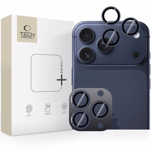Tech-Protect Camring Fit+ kamerasuoja iPhone 14 Pro / Max / 15 Pro / Max / 16 Pro / Max / 17 Pro / Max:lle - Sininen
