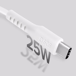 SBS TECABLETCC10W USB-C Kaapeli - USB-C Power Delivery 25W 1m - valkoinen
