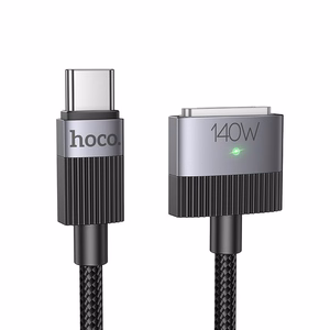 Hoco USB-C Mag3 Magneettinen Kaapeli 5A 140W 1,8m U141 Musta